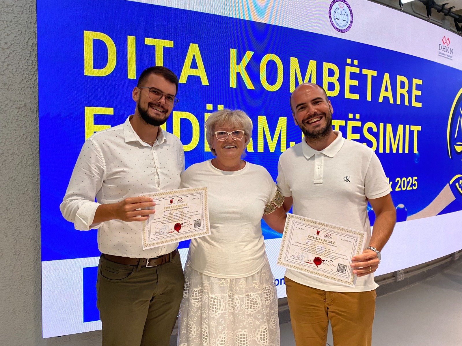 Our members Adi and Eno Muja completed the Basic Mediation Training Program